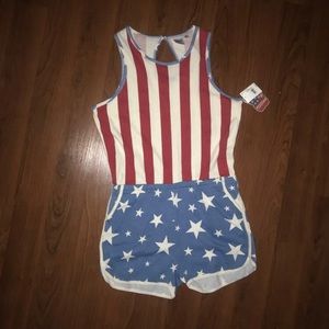 Patriotic Romper NWT